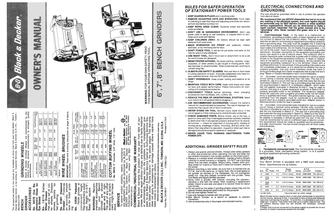 Black & Decker 724156-01 manual 