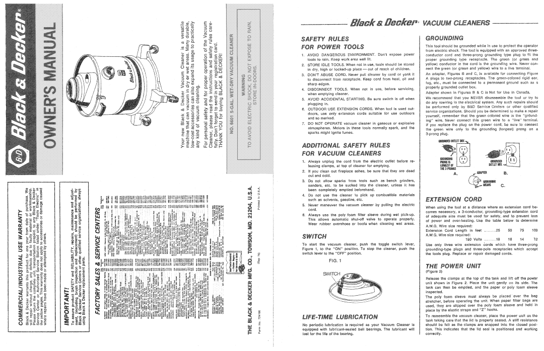 Black & Decker 724196 manual 