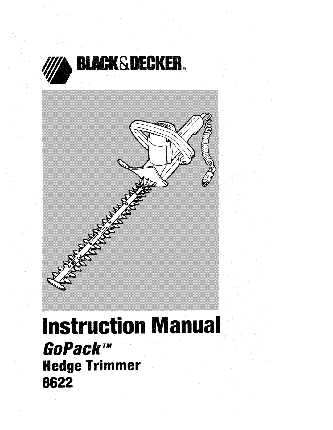 Black & Decker 8622 manual 