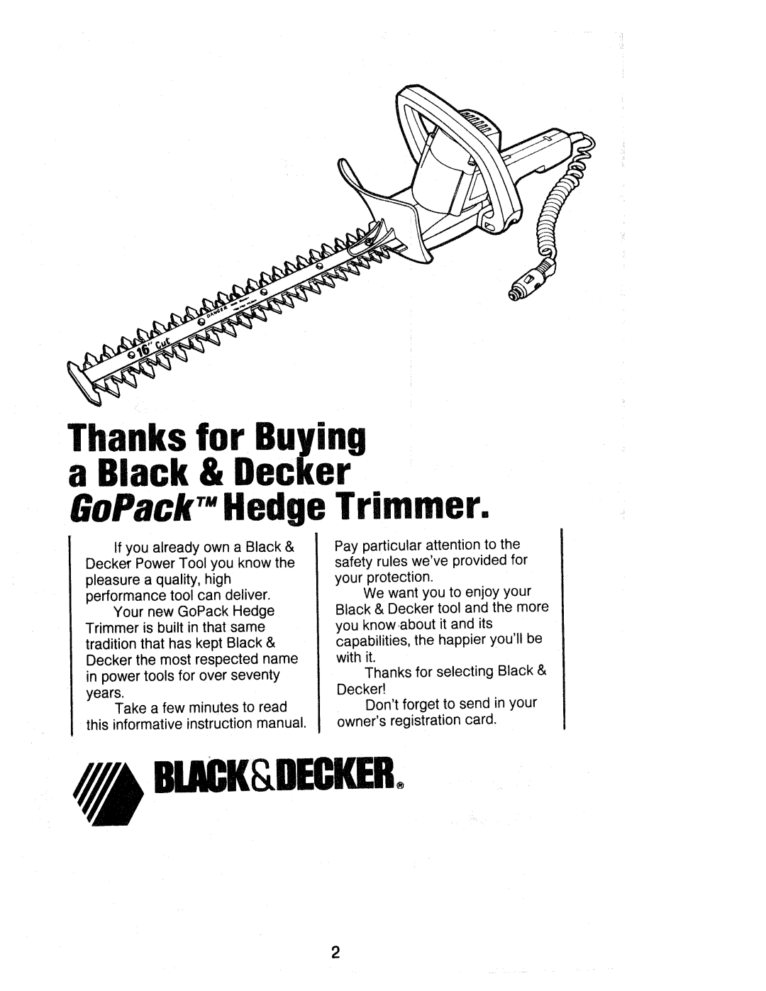 Black & Decker 8622 manual 