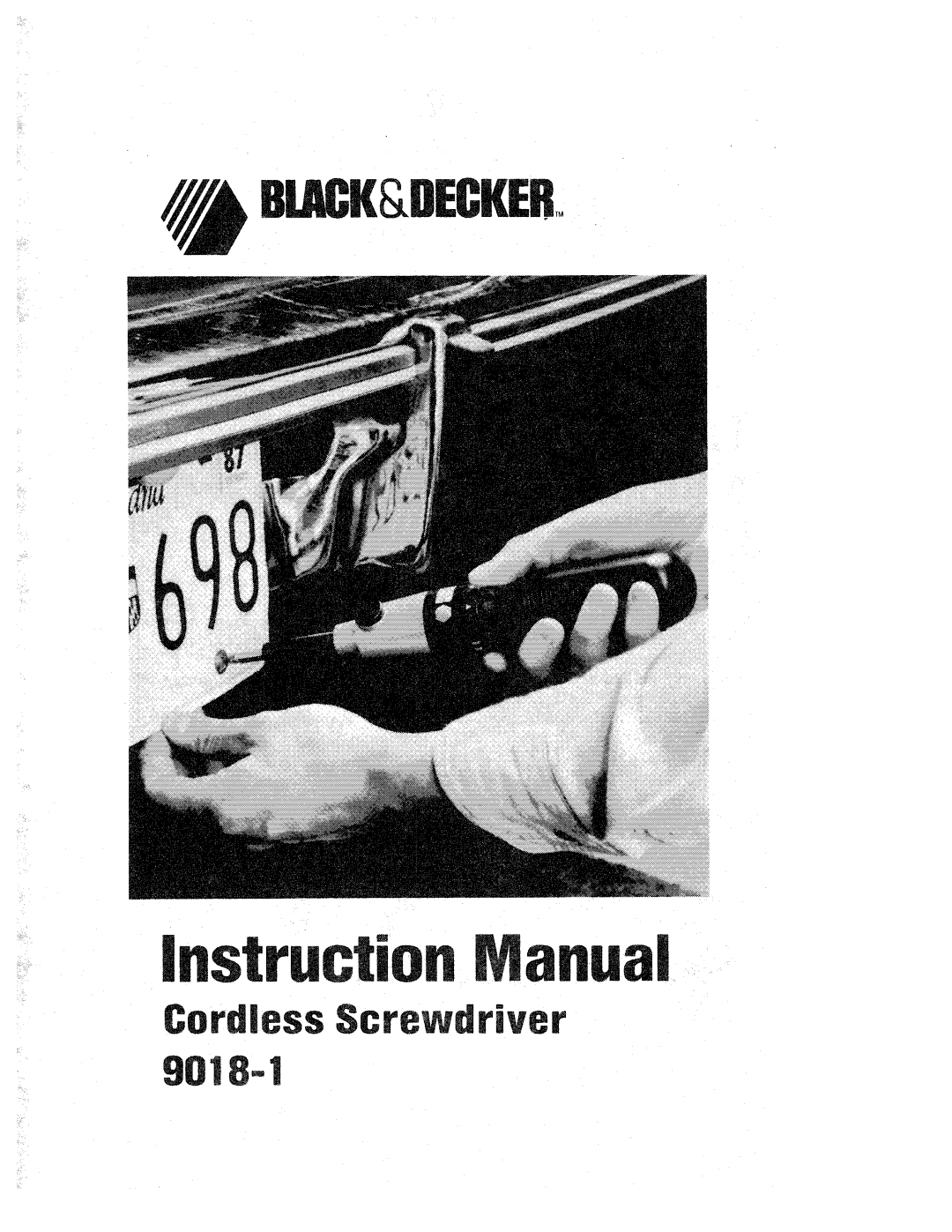 Black & Decker 9018-1 manual 