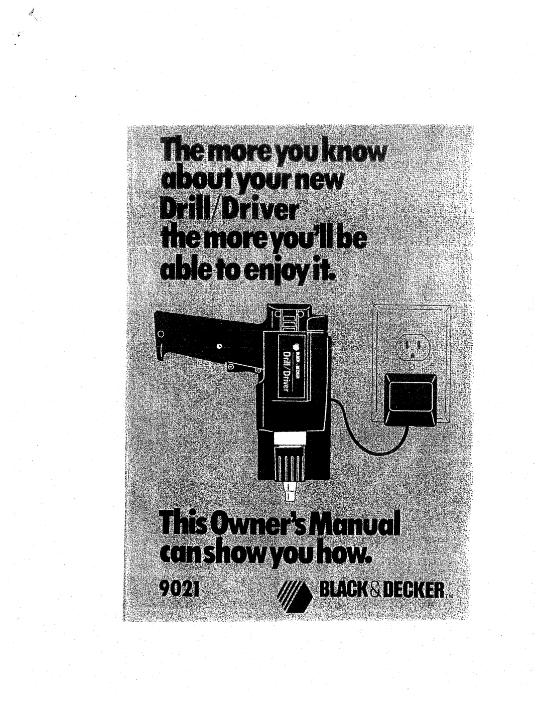 Black & Decker 9021 manual 