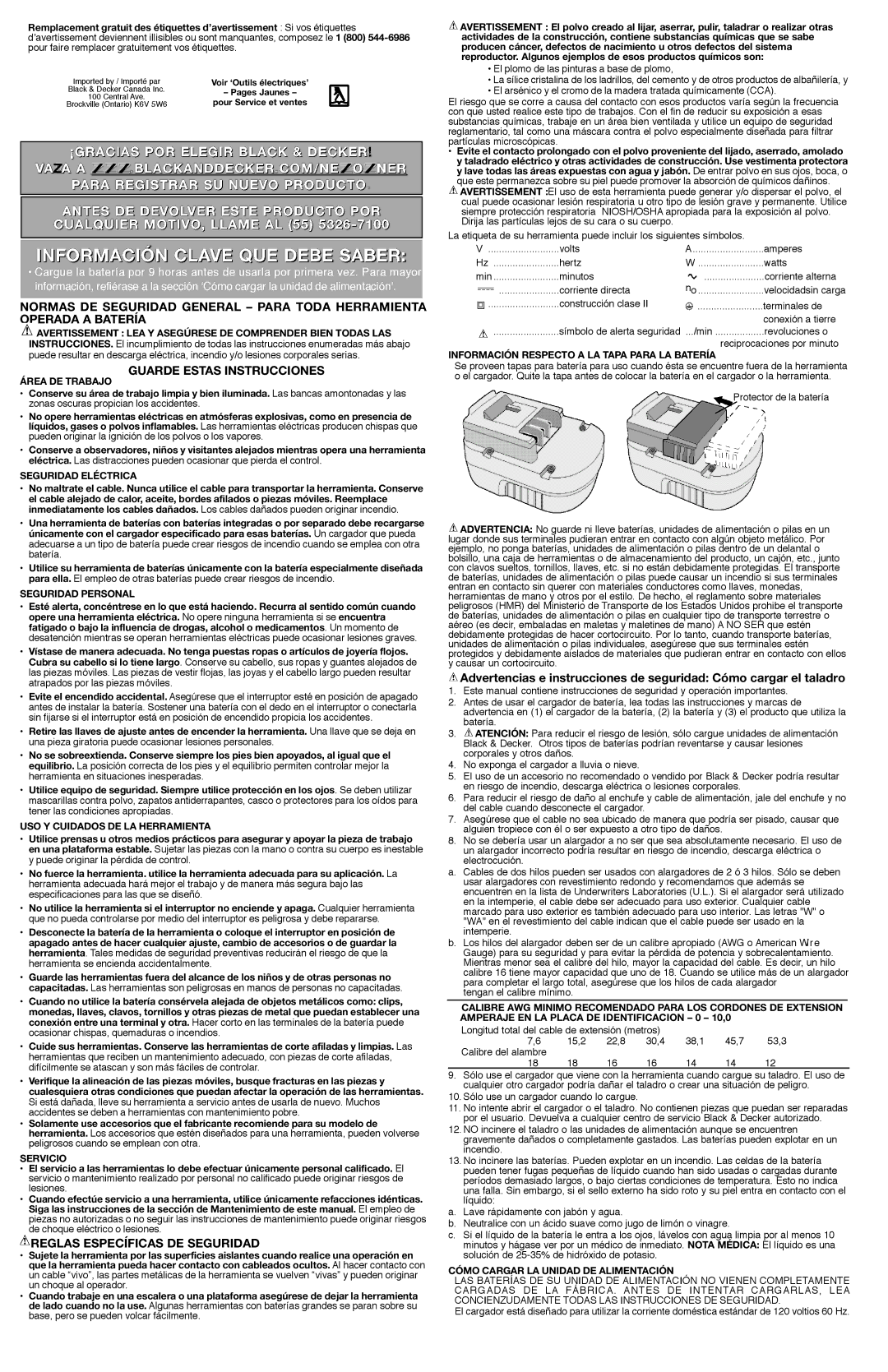 Black & Decker 90501309-00 instruction manual Guarde Estas Instrucciones, Reglas Específicas DE Seguridad 