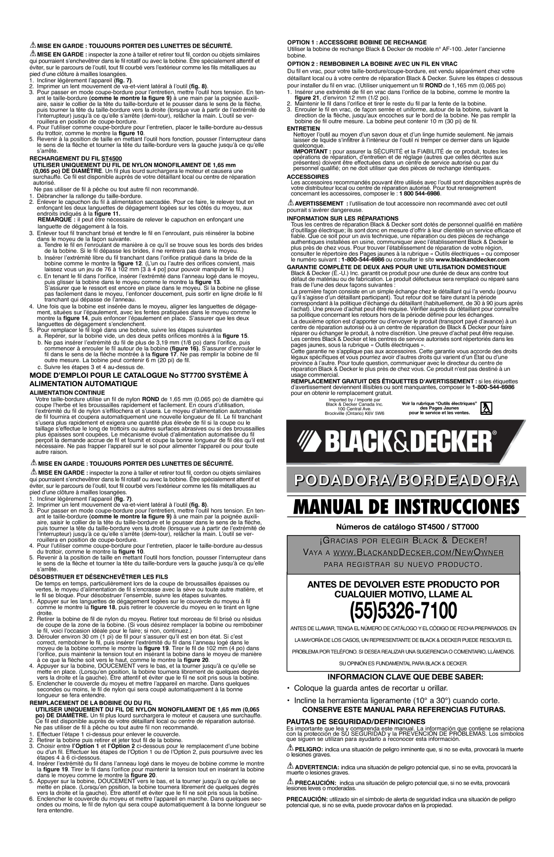 Black & Decker 90508813 instruction manual Informacion Clave QUE Debe Saber 