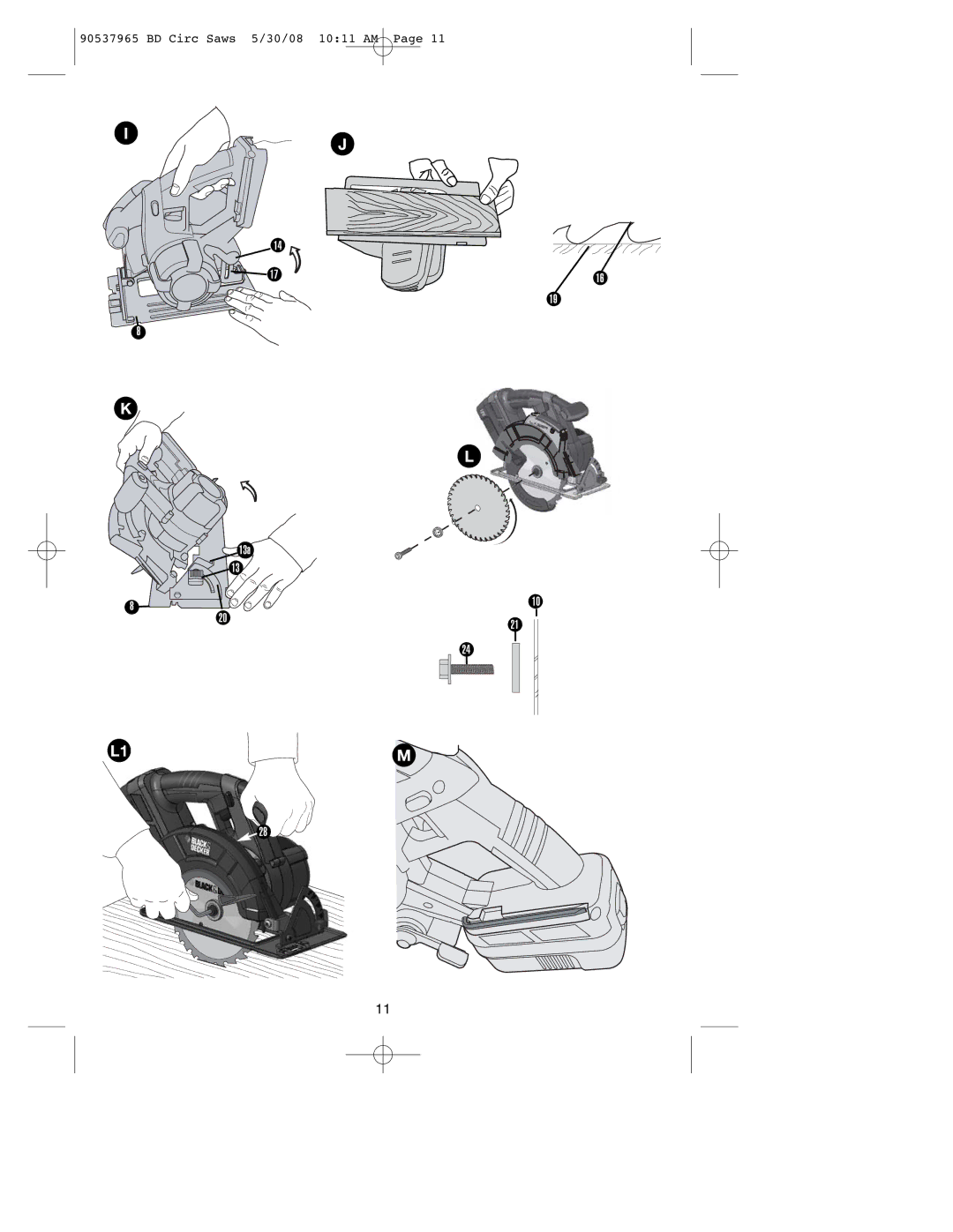 Black & Decker BDGCS1806, 90537965, BDCS1806, BDCS1807, BDCSL1806, BDCS2406 instruction manual 13a 