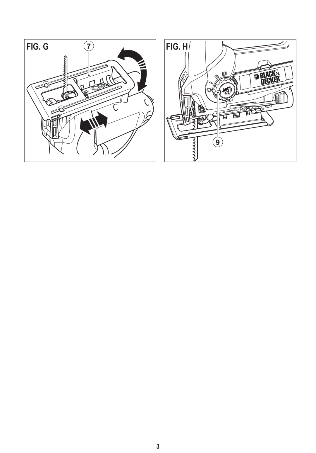 Black & Decker KS650K, 90557135 instruction manual Fig. G 