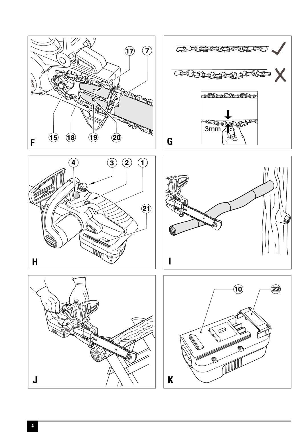 Black & Decker 90559281, GKC1817NM, GKC1817P manual 