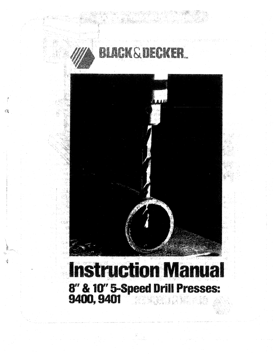 Black & Decker 9401, 9400 manual 