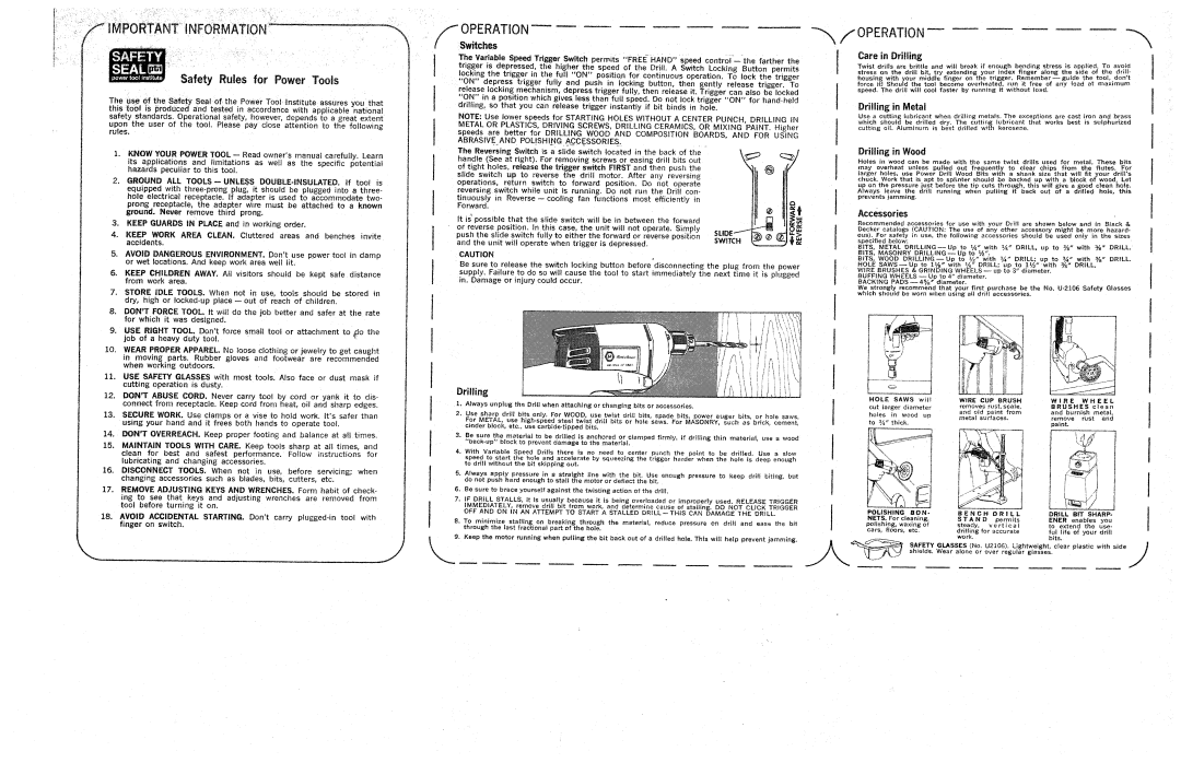 Black & Decker 97301 manual 