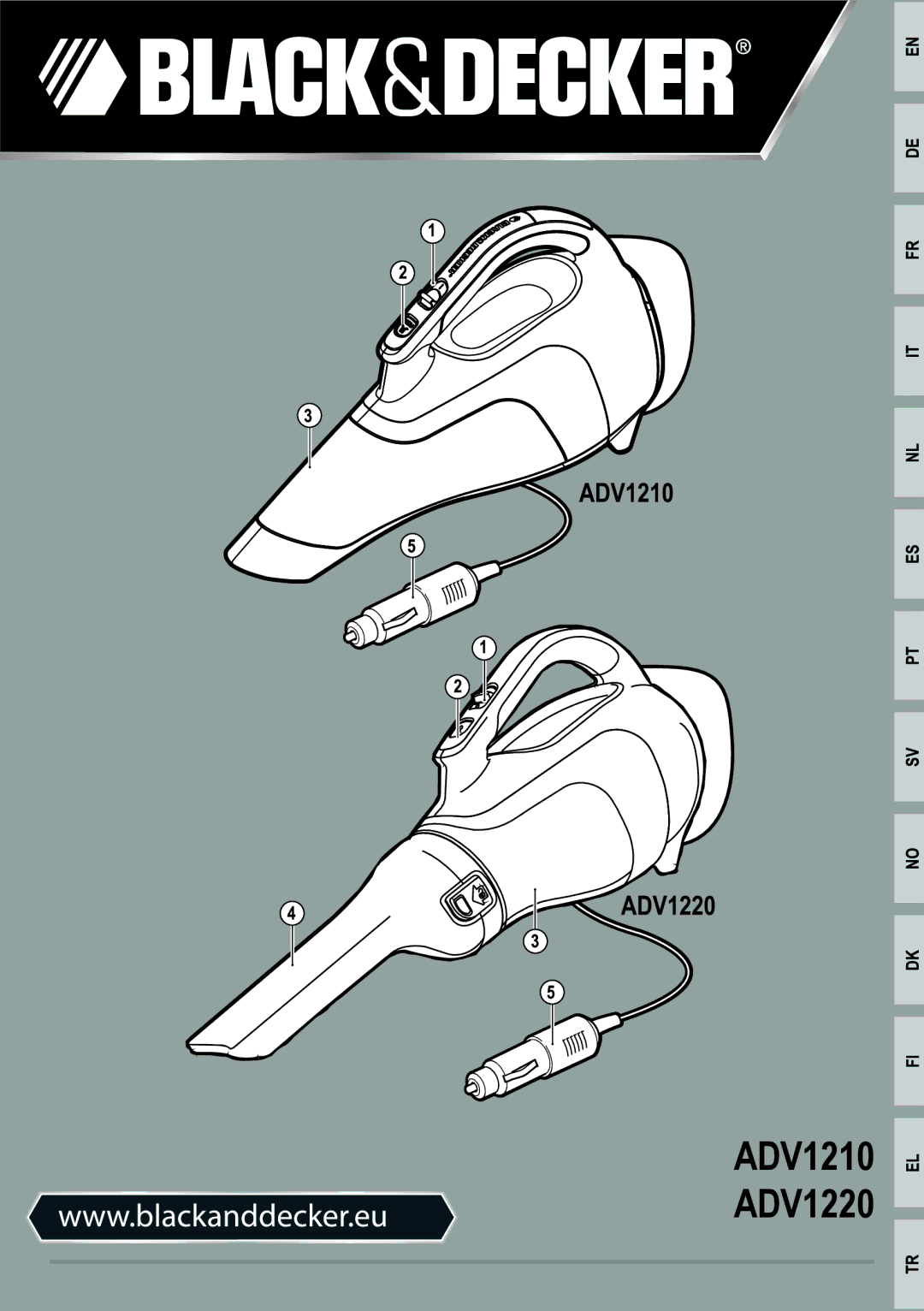 Black & Decker manual ADV1210 ADV1220 