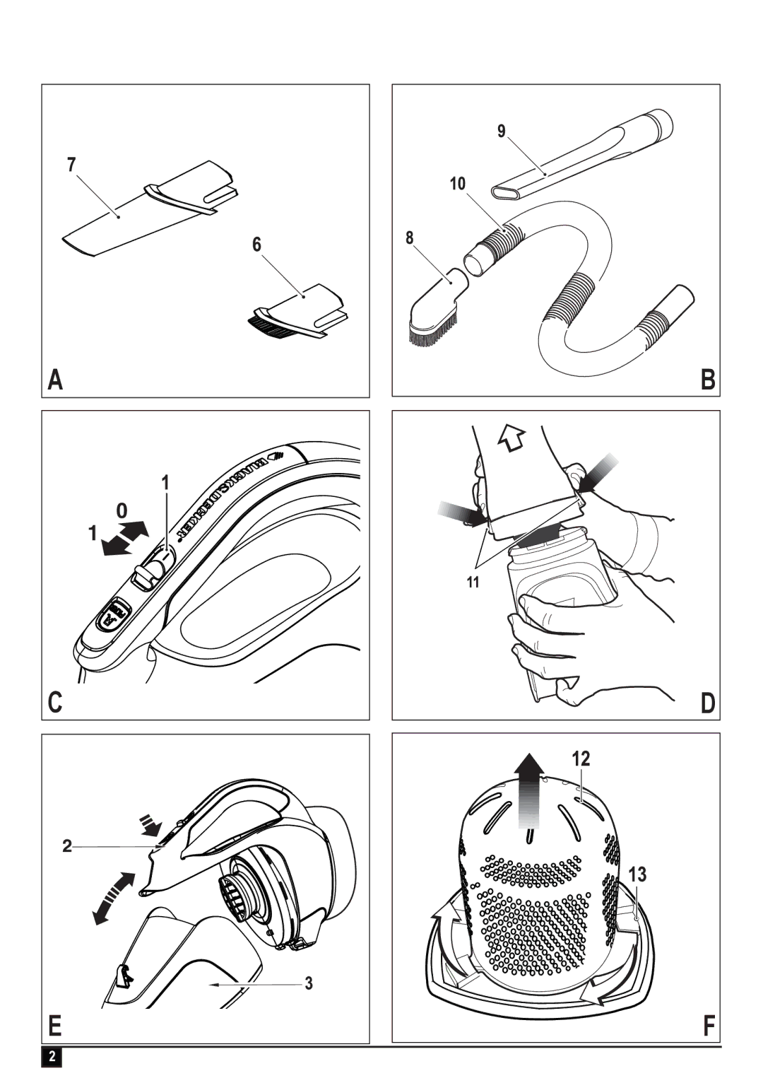 Black & Decker ADV1220 manual 