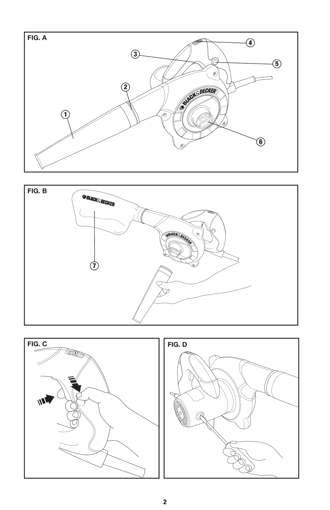 Black & Decker BB6600 instruction manual FIG. a 