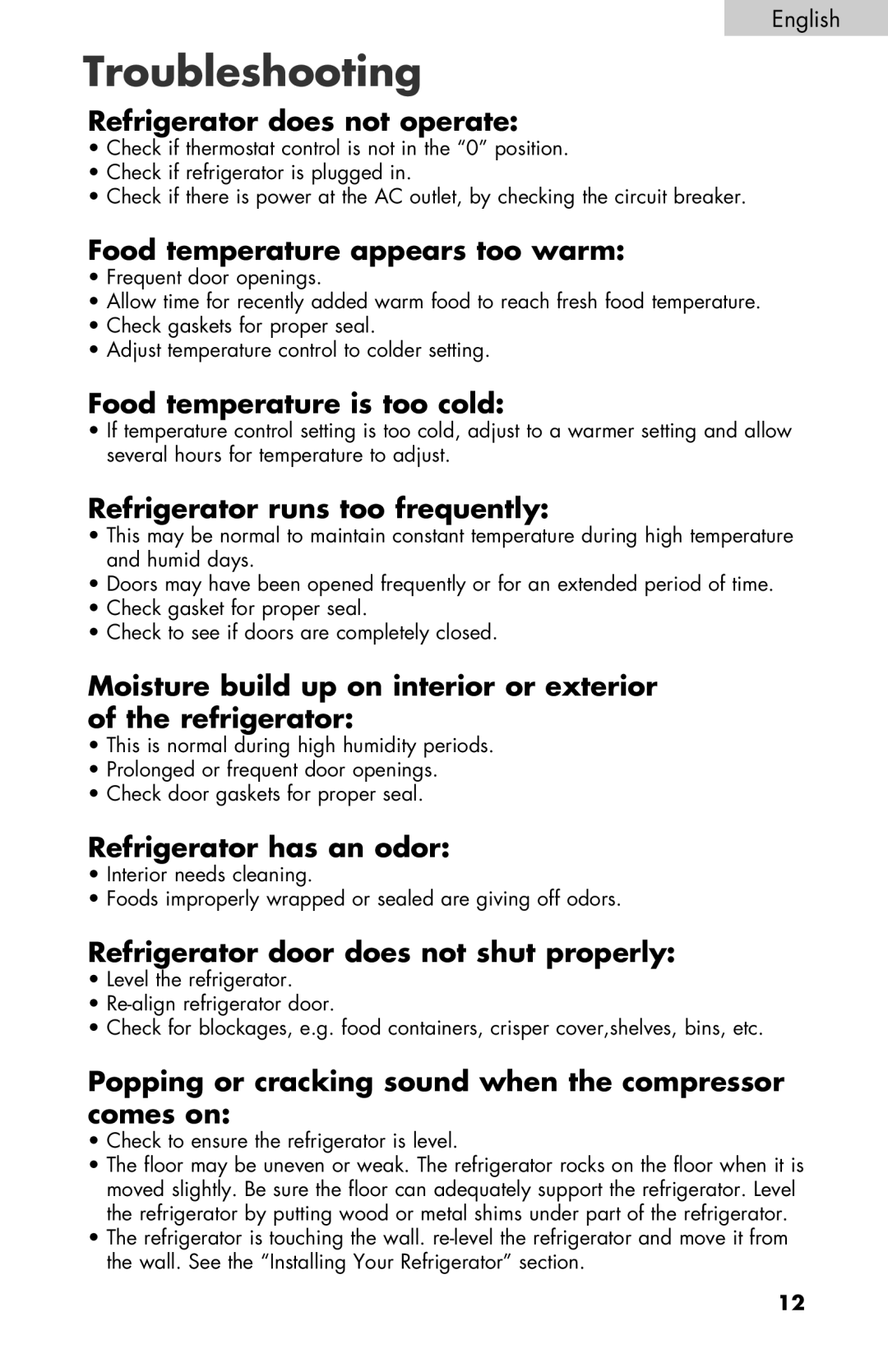 Black & Decker BCE27 manual Troubleshooting 