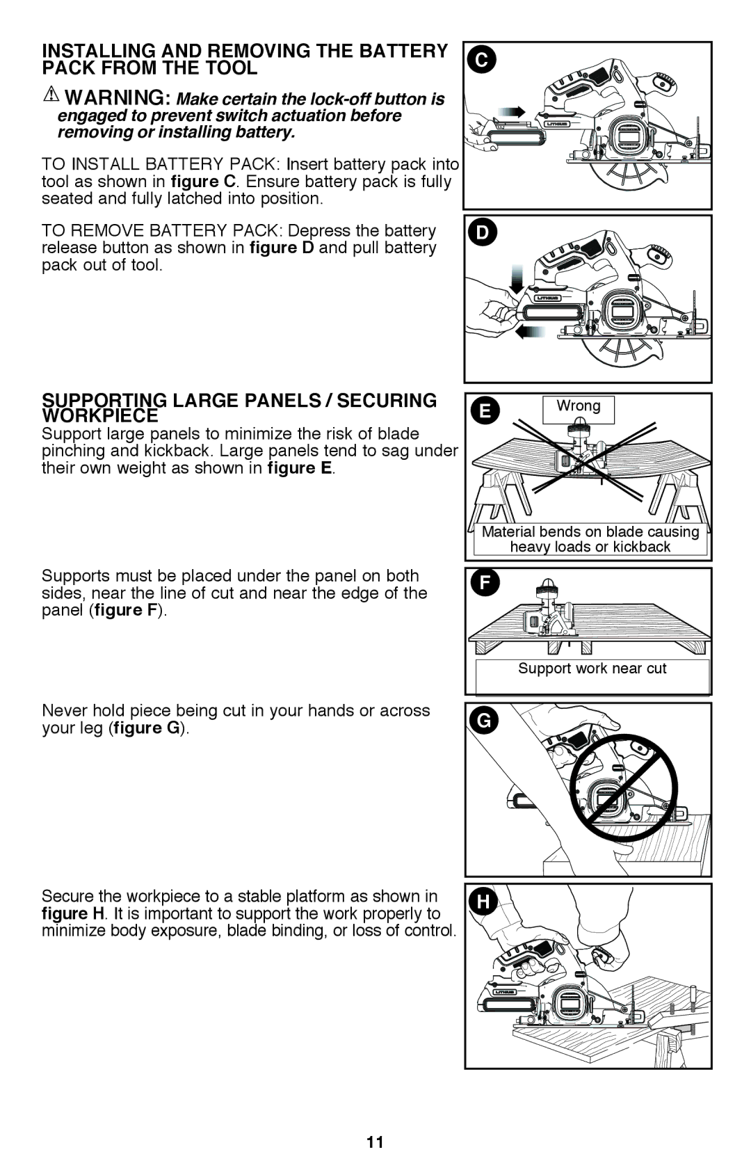 Black & Decker BDCD2204KIT instruction manual Installing and Removing the Battery Pack From the Tool 