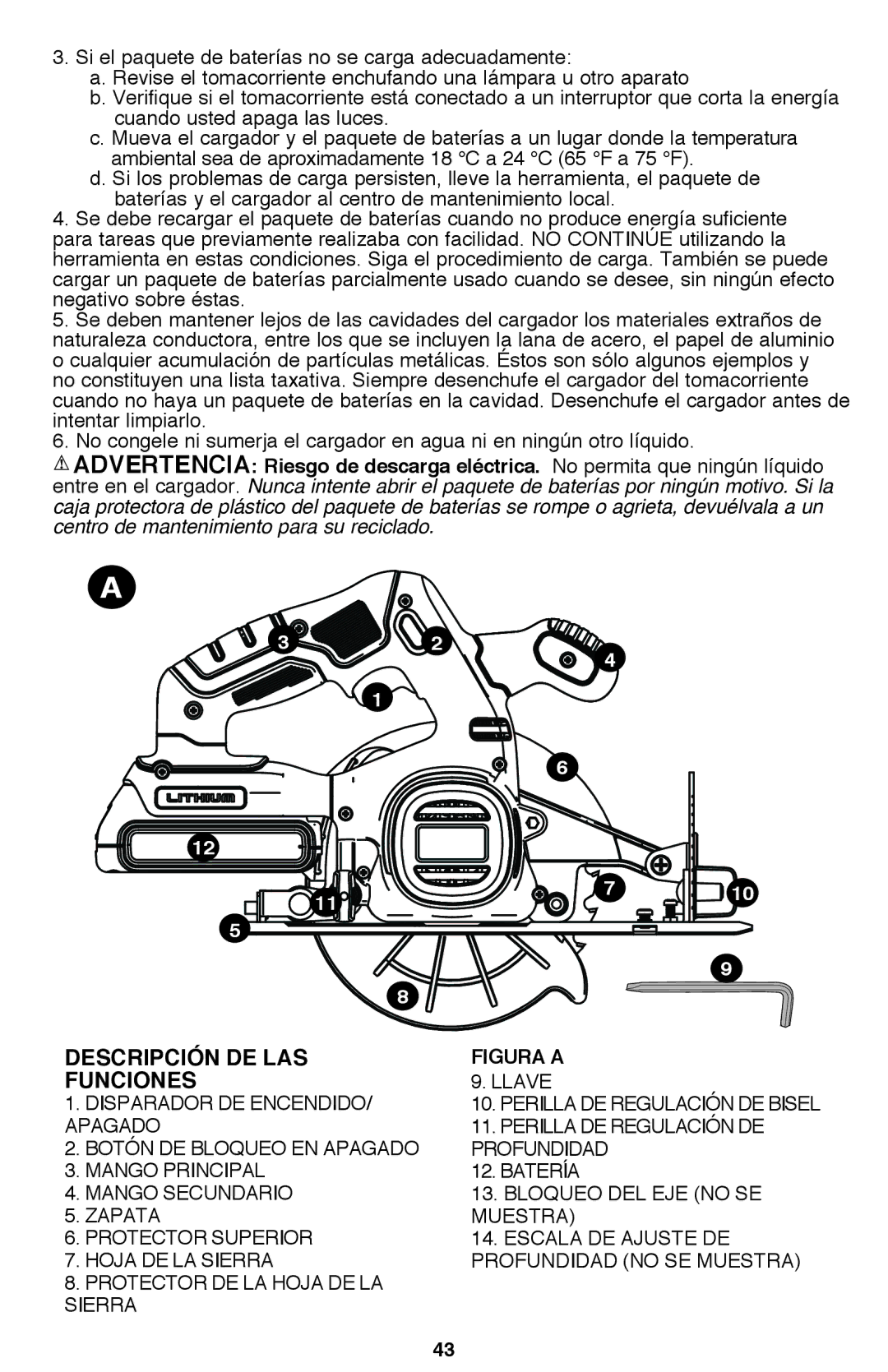 Black & Decker BDCD2204KIT instruction manual Figura a, Escala de ajuste de profundidad no SE Muestra 