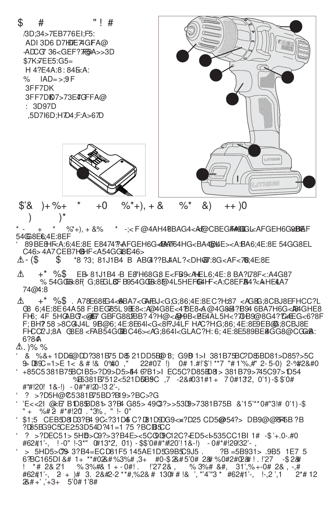 Black & Decker BDCD2204KIT instruction manual Functional Description, Important Safety Instructions for Battery, Chargers 