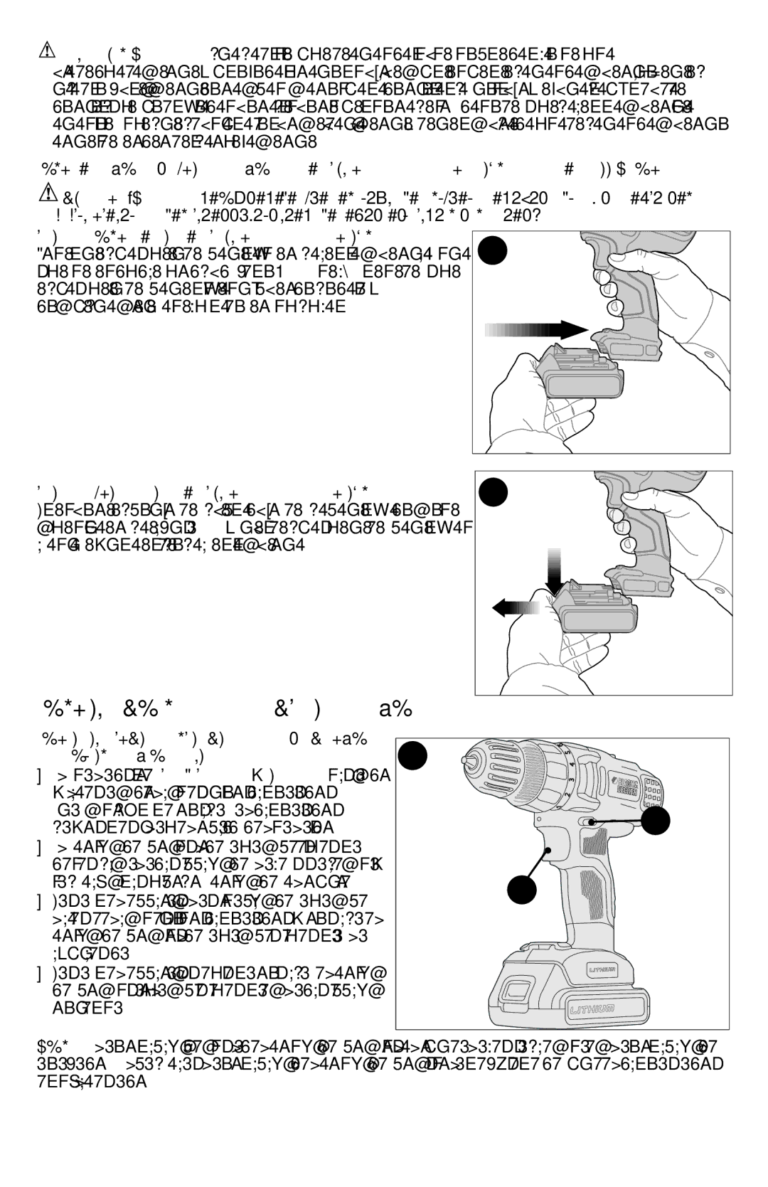 Black & Decker BDCD2204KIT Instrucciones DE Operación, Para Instalar EL Paquete DE Baterías, Esté liberado 