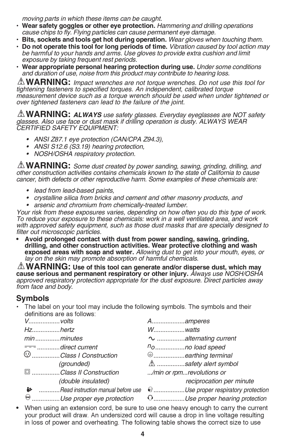 Black & Decker BDCD220IA-1 instruction manual Symbols 