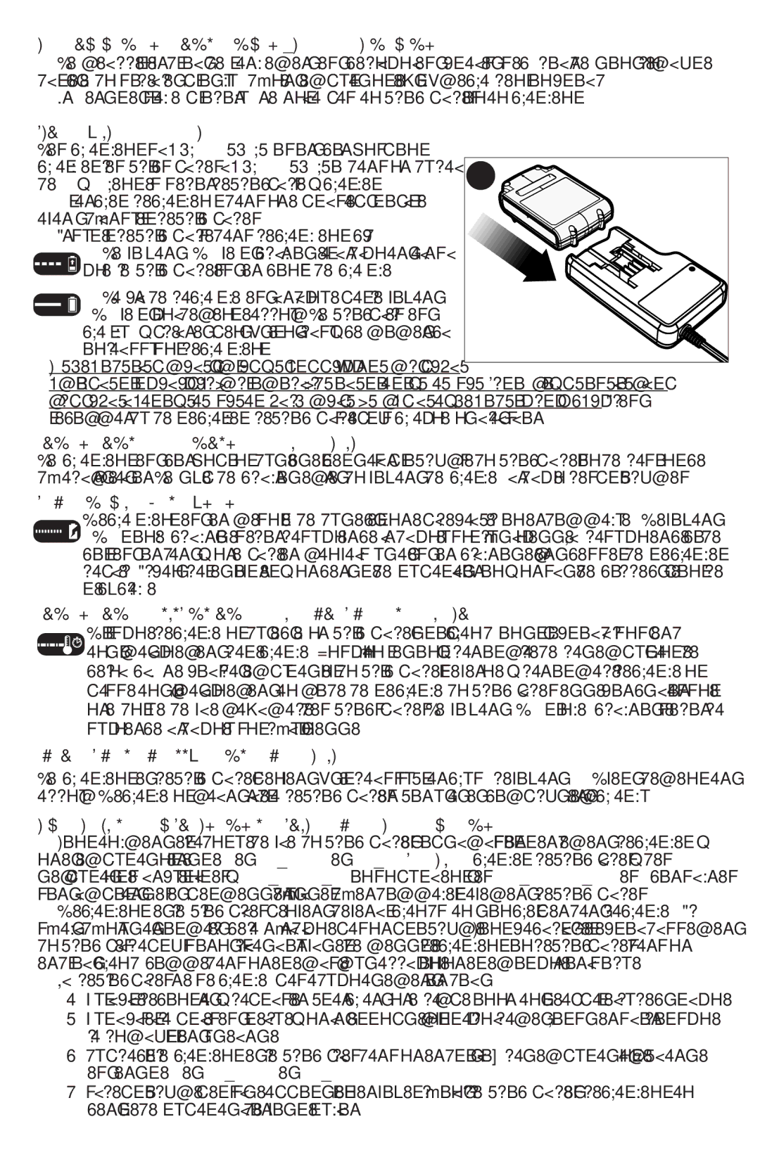 Black & Decker BDCD220RS Recommandations EN Matière DE Rangement, Procédure DE Charge, Fonctions DE Diagnostic DU Chargeur 