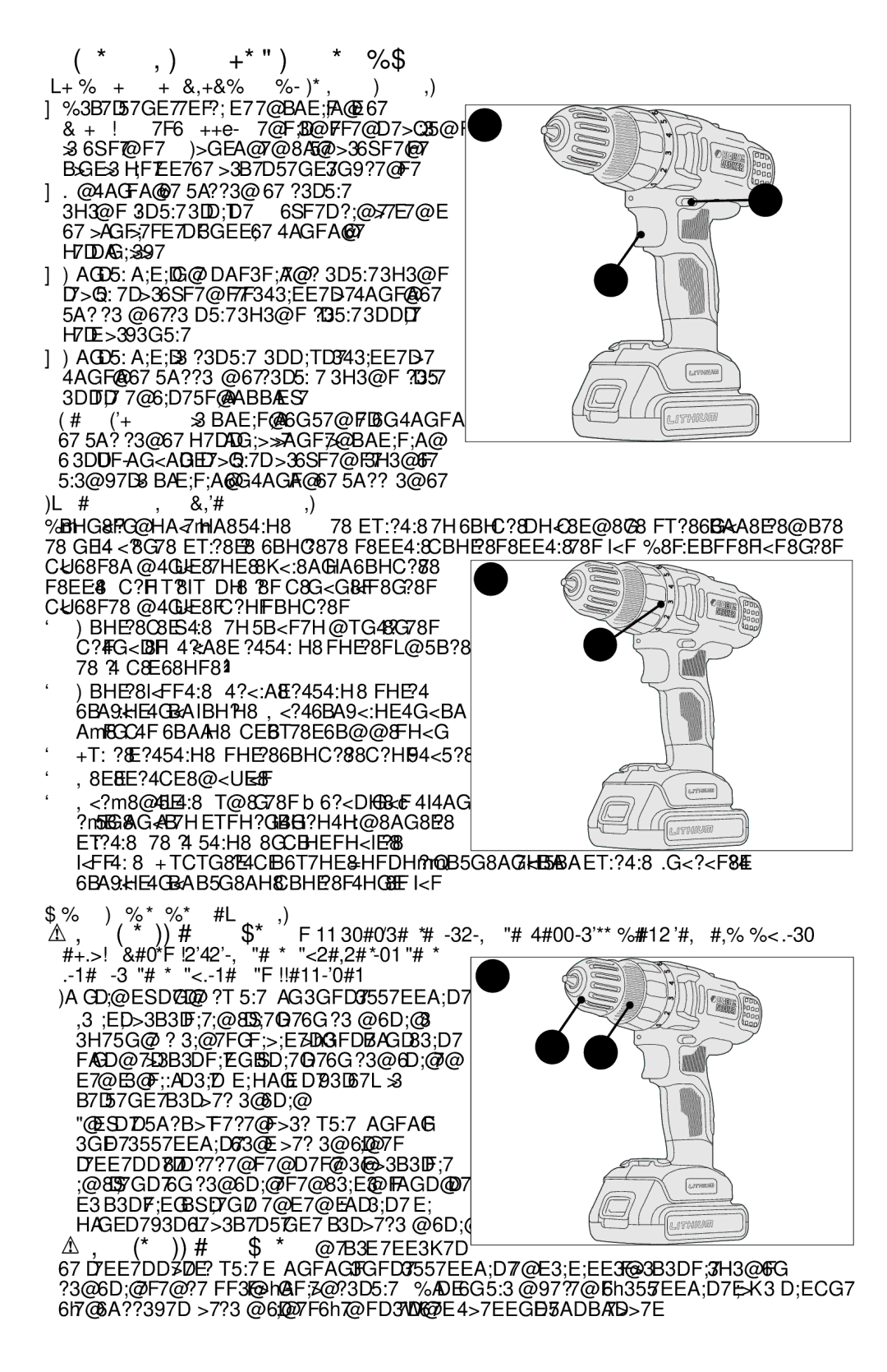 Black & Decker BDCD220RS Détente ET Bouton Inverseur Figure D, Réglage DU Couple Figure E, Mandrin Sans CLÉ Figure F 