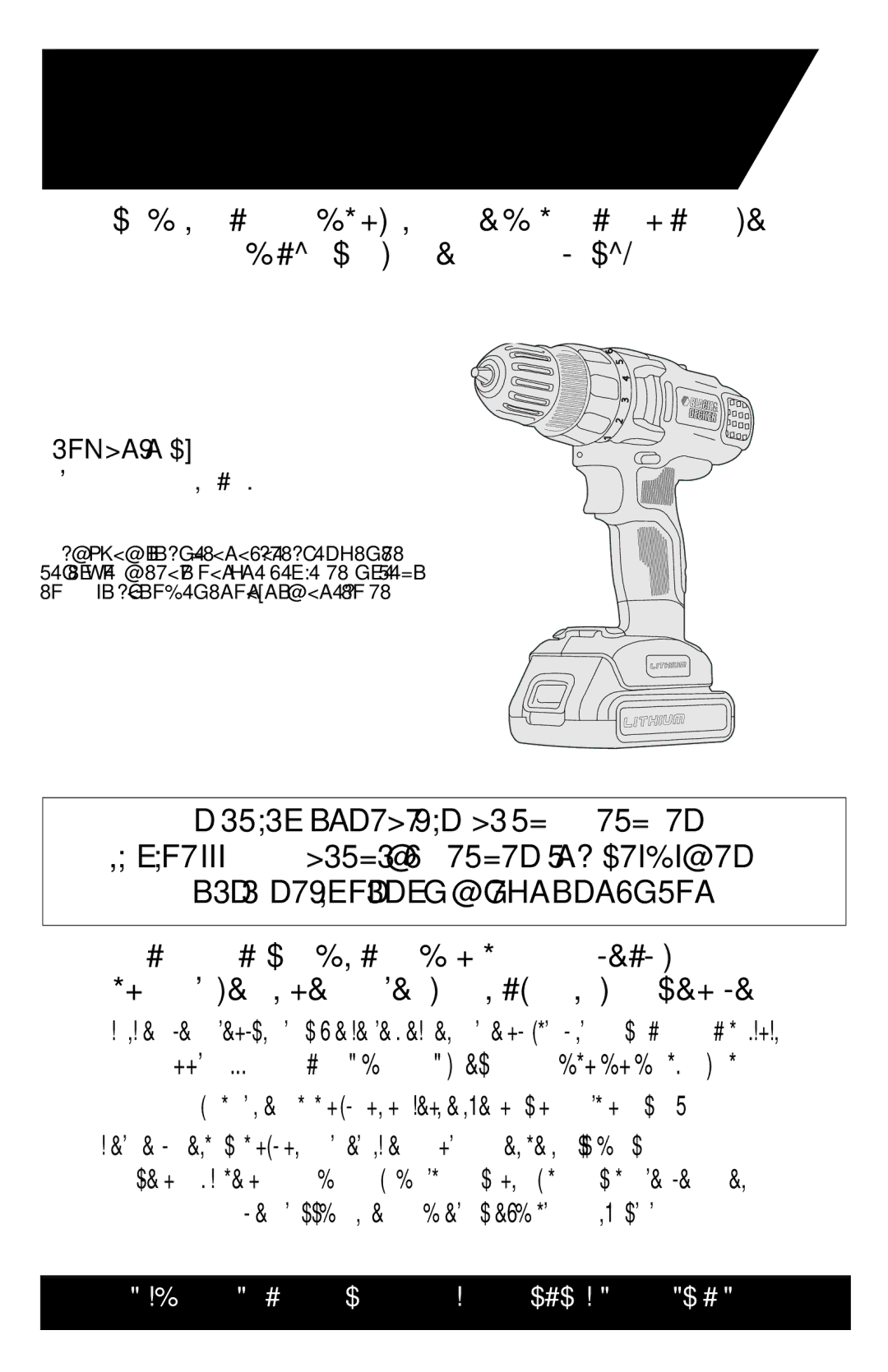 Black & Decker BDCD220RS instruction manual Manual DE Instrucciones DEL Taladro Inalámbrico DE 20V MÁX, LDX120Catálogo N 