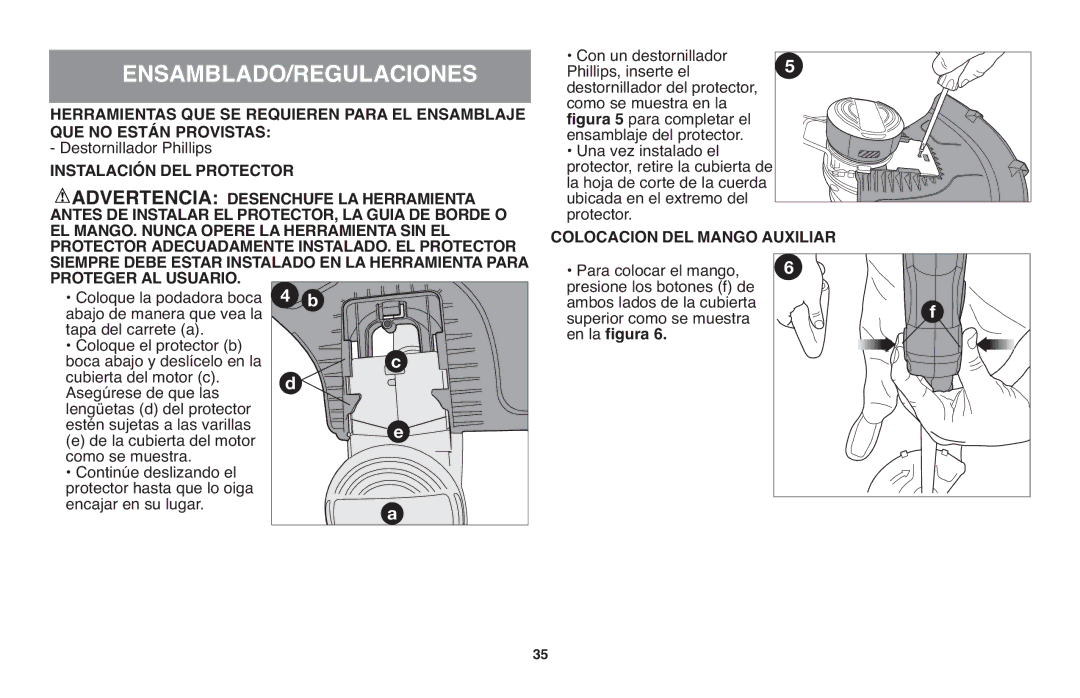 Black & Decker BDCD220RSR, DR260BR, NST1118R, NST2118R instruction manual Ensamblado/Regulaciones 