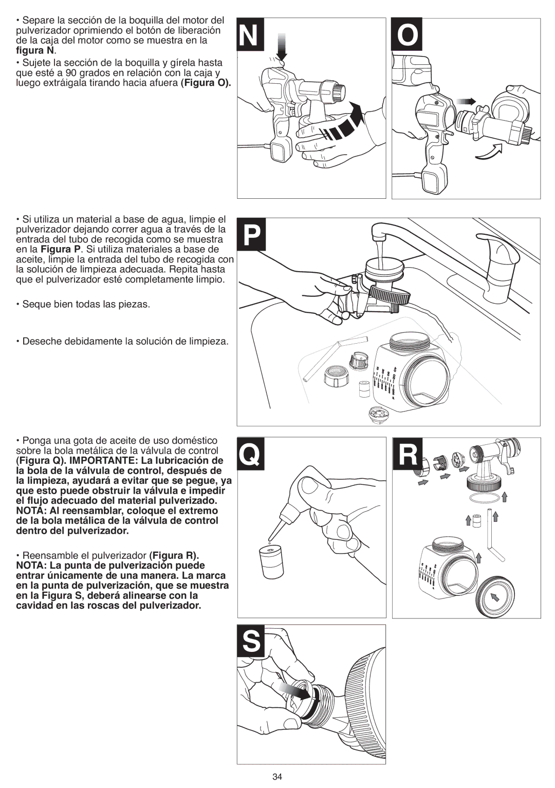 Black & Decker BDPH200B instruction manual Figura N, Seque bien todas las piezas 