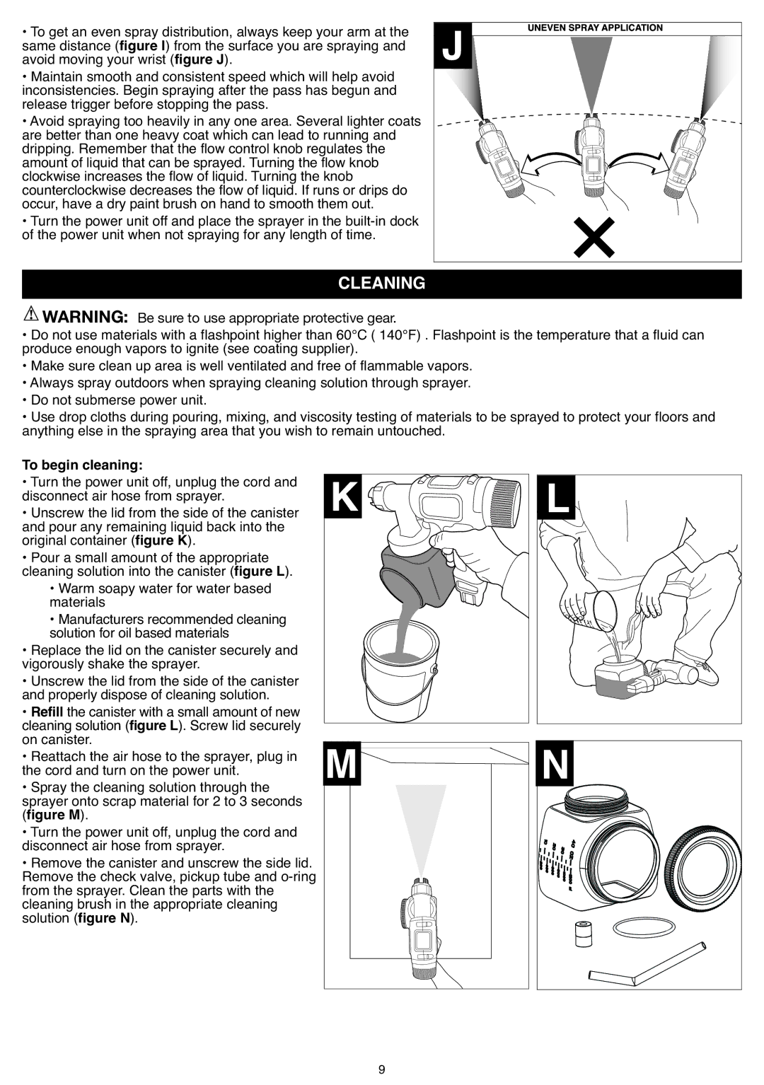 Black & Decker BDPH400 instruction manual Cleaning, To begin cleaning 