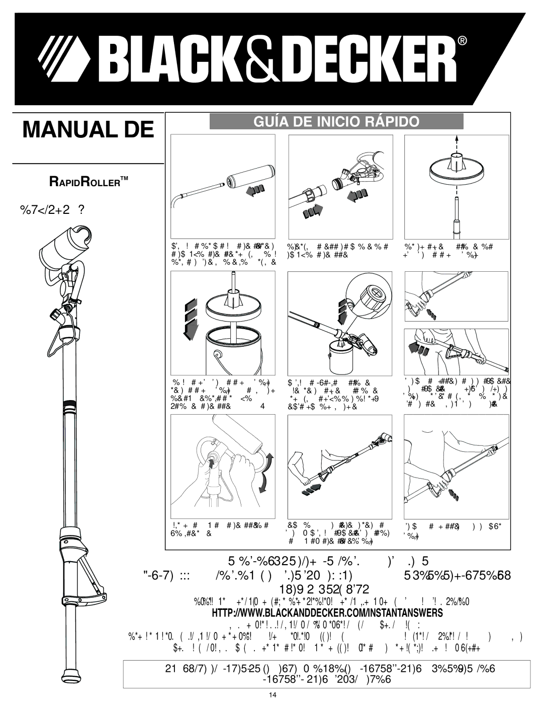 Black & Decker BDPR400 instruction manual Guía DE Inicio Rápido 