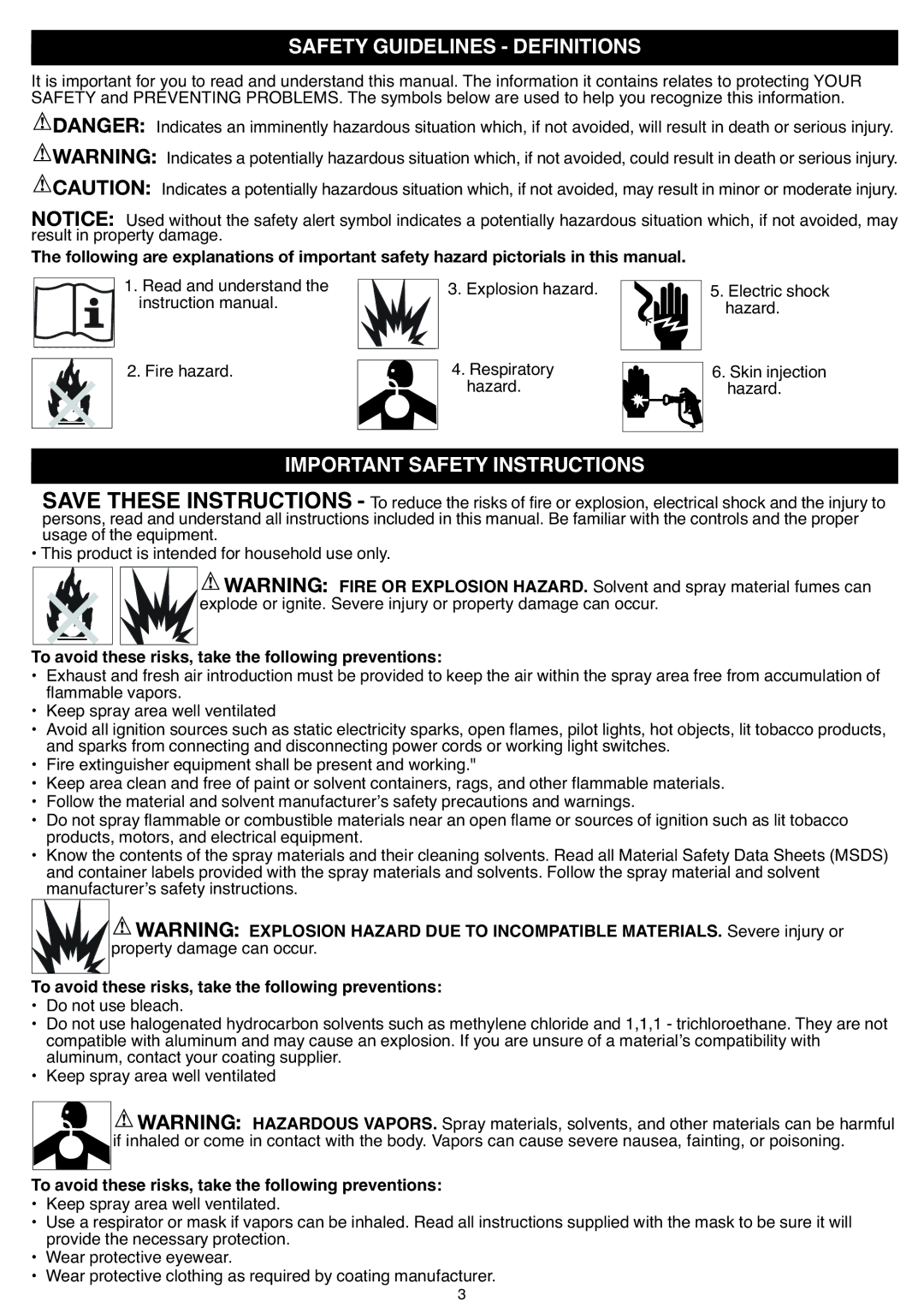 Black & Decker BDPS200 instruction manual Safety Guidelines Definitions, Important Safety Instructions 