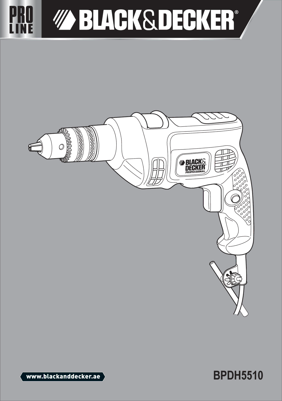 Black & Decker BPDH5510 manual 