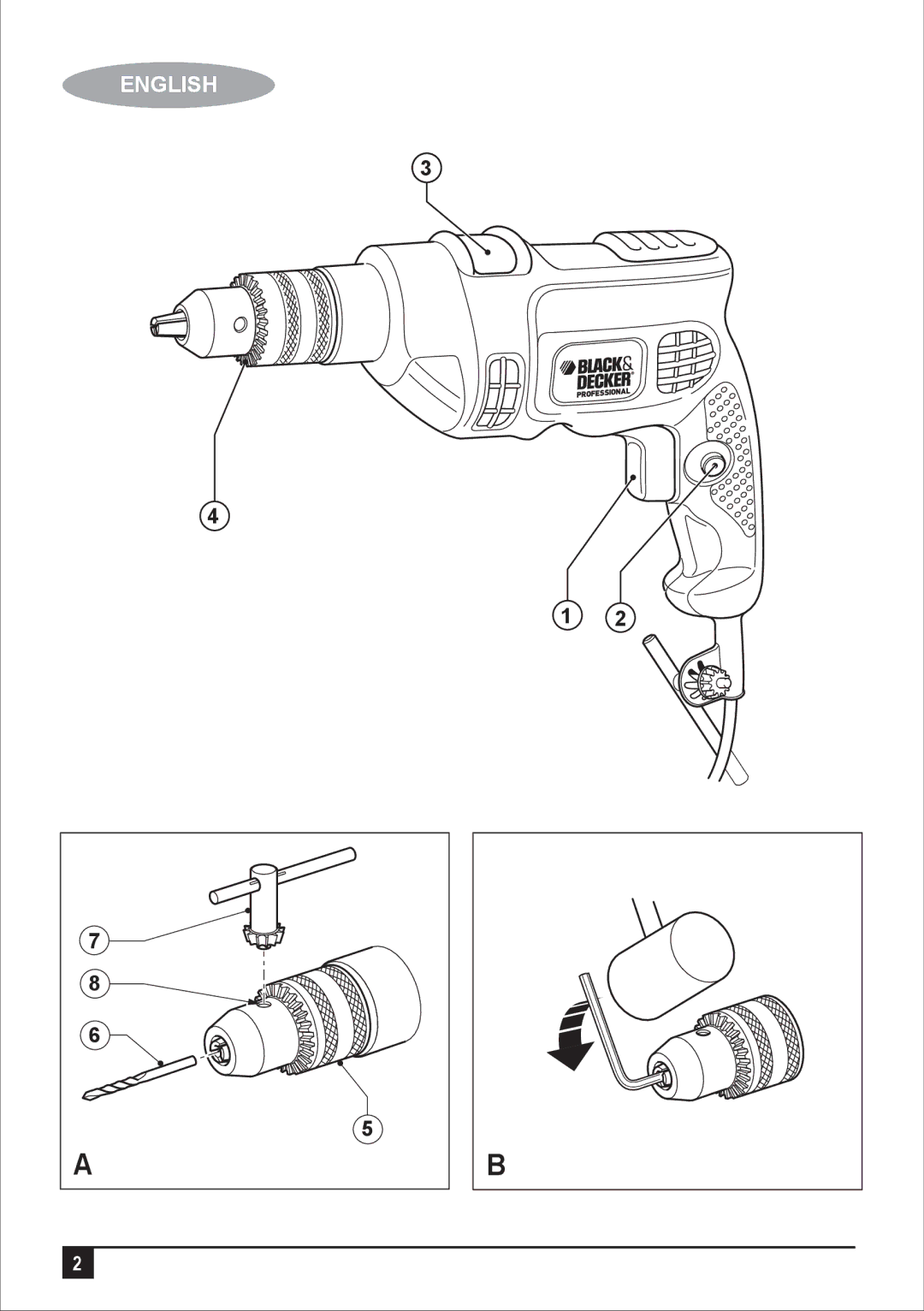 Black & Decker BPDH5510 manual English 