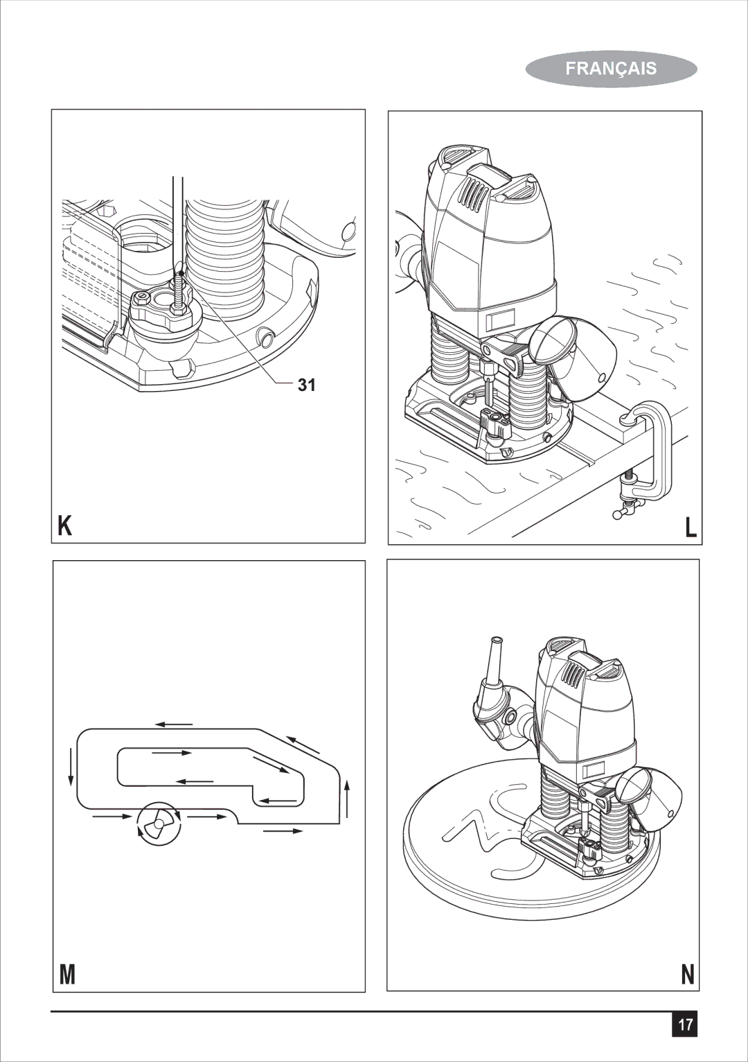 Black & Decker BPRR1200 manual Français 