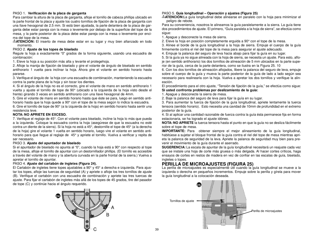 Black & Decker 606404-00, BT2500 instruction manual Perilla DE Microajustes Figura, Nota no Apriete EN Exceso 