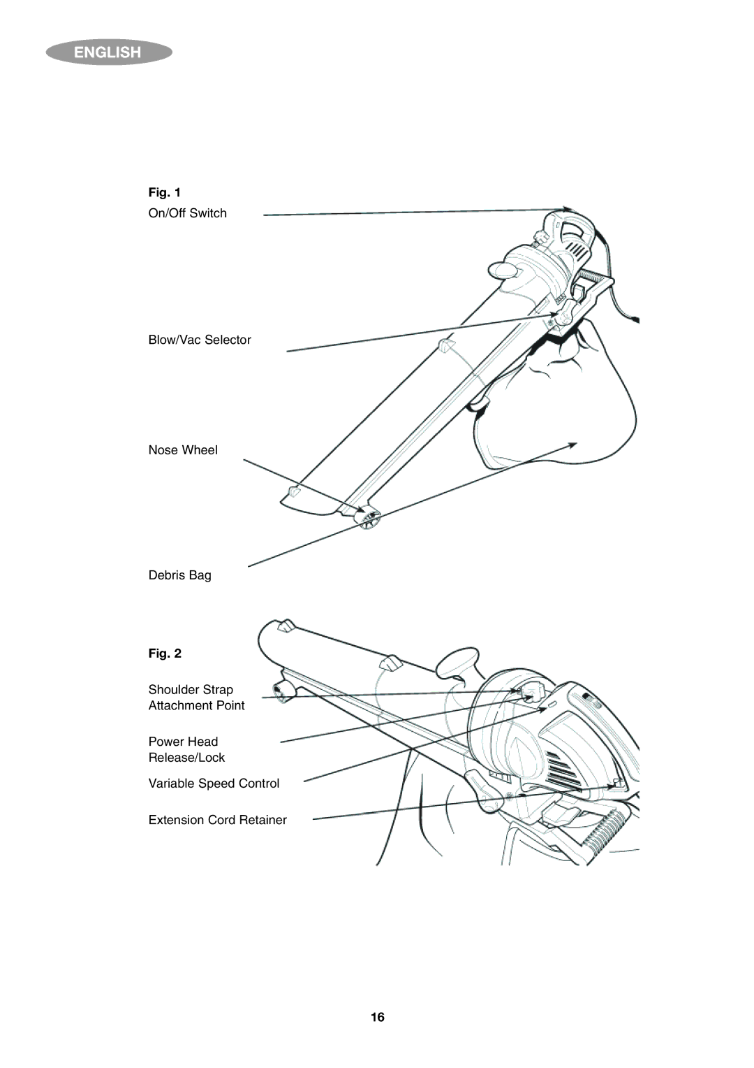 Black & Decker BV2200 instruction manual English 