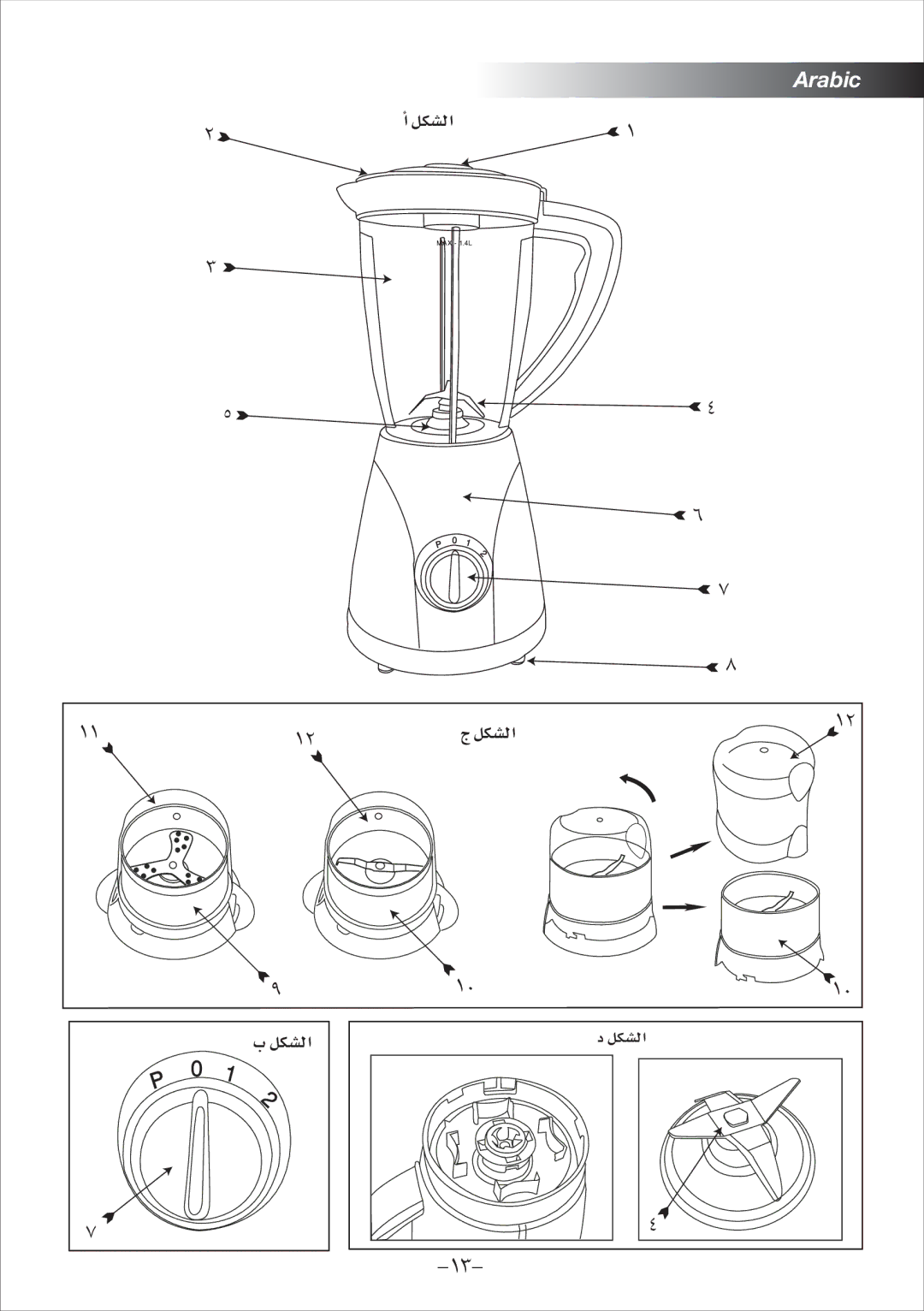 Black & Decker BX210, BX180, BX3500, BX260 manual CG πµûdG, ΠµûdG 