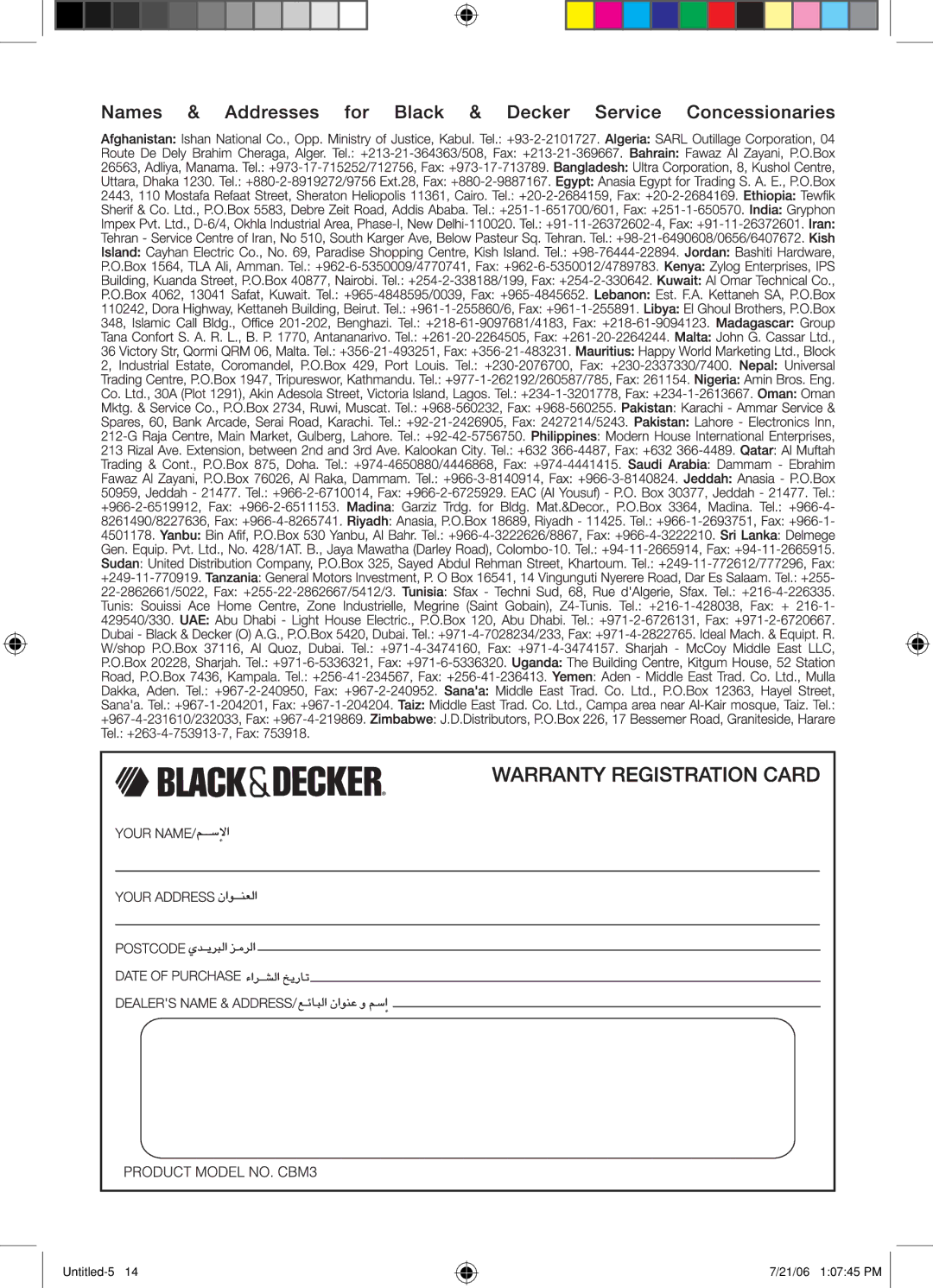 Black & Decker CBM3 manual 5NTITLED L  