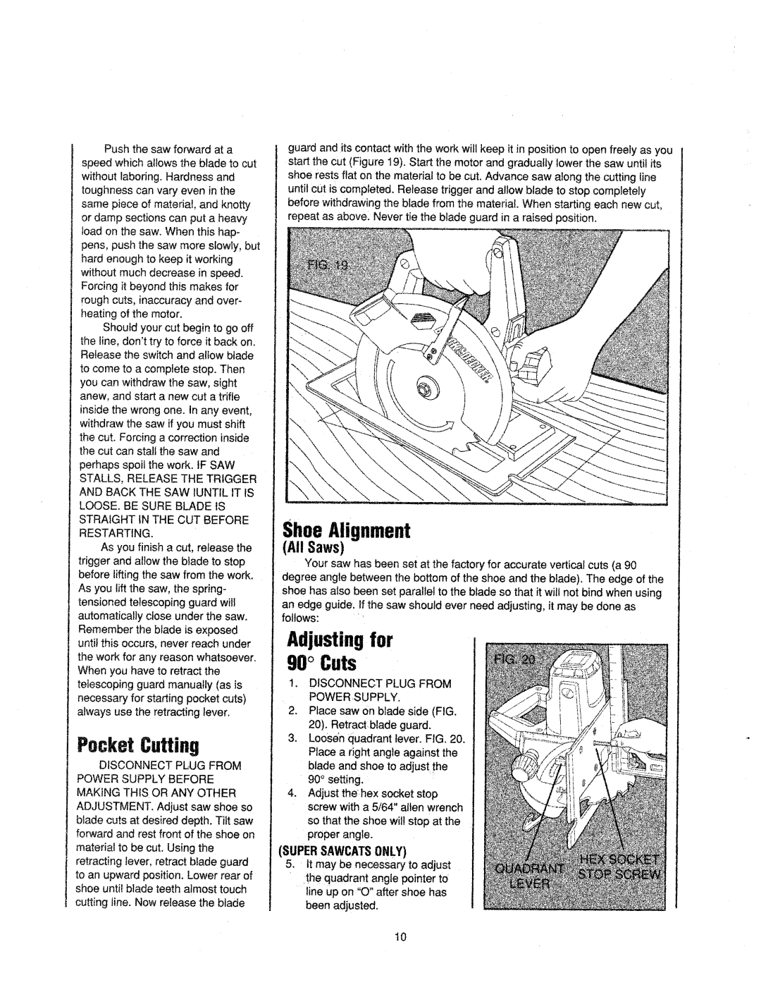 Black & Decker Circular Saws manual 