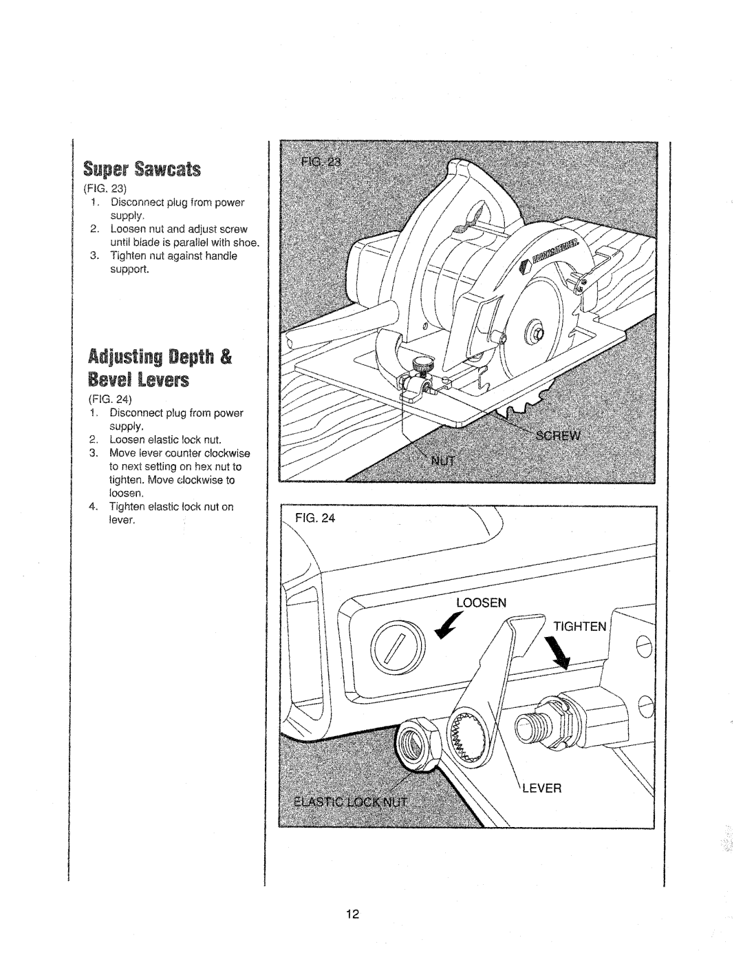 Black & Decker Circular Saws manual 