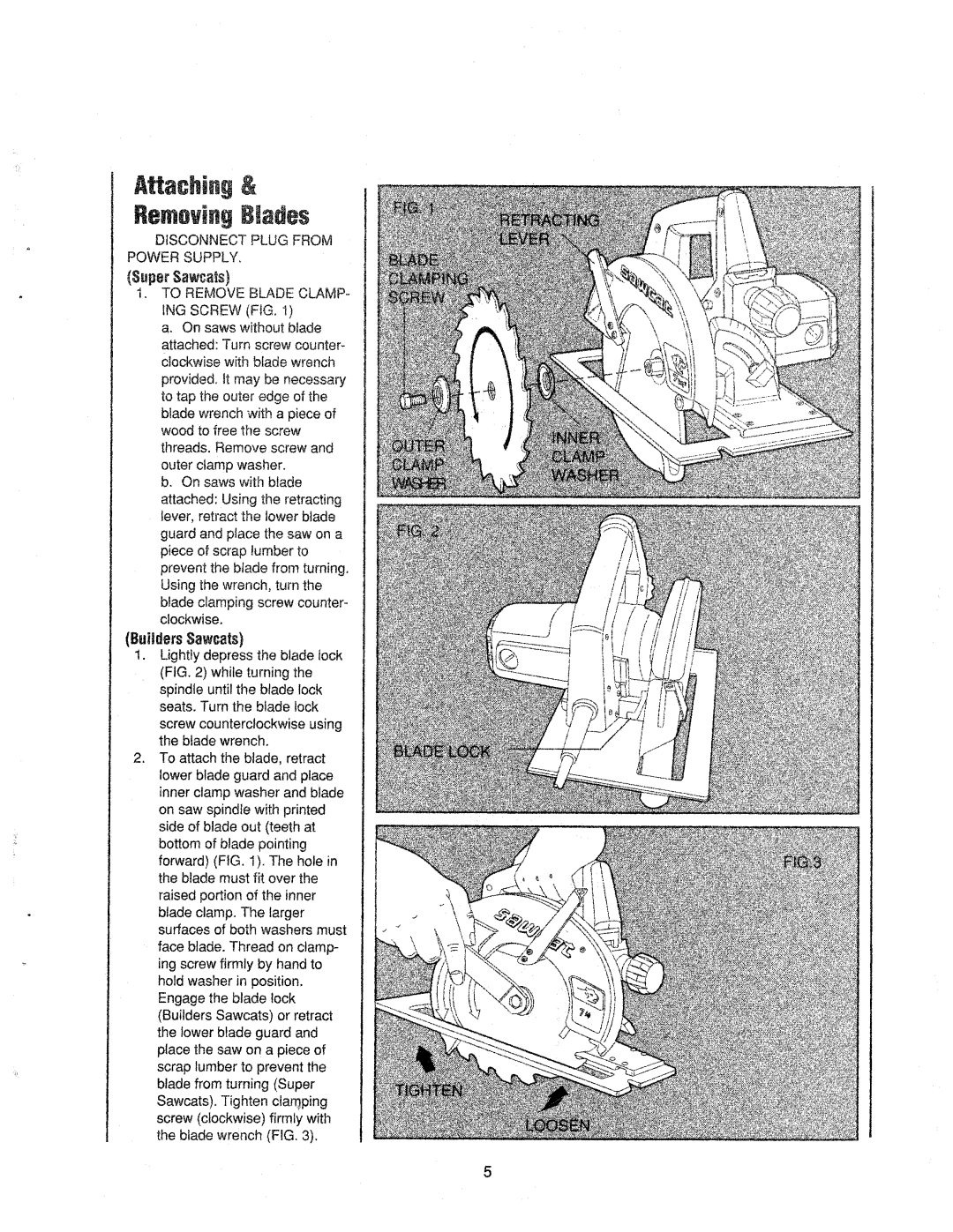 Black & Decker Circular Saws manual 