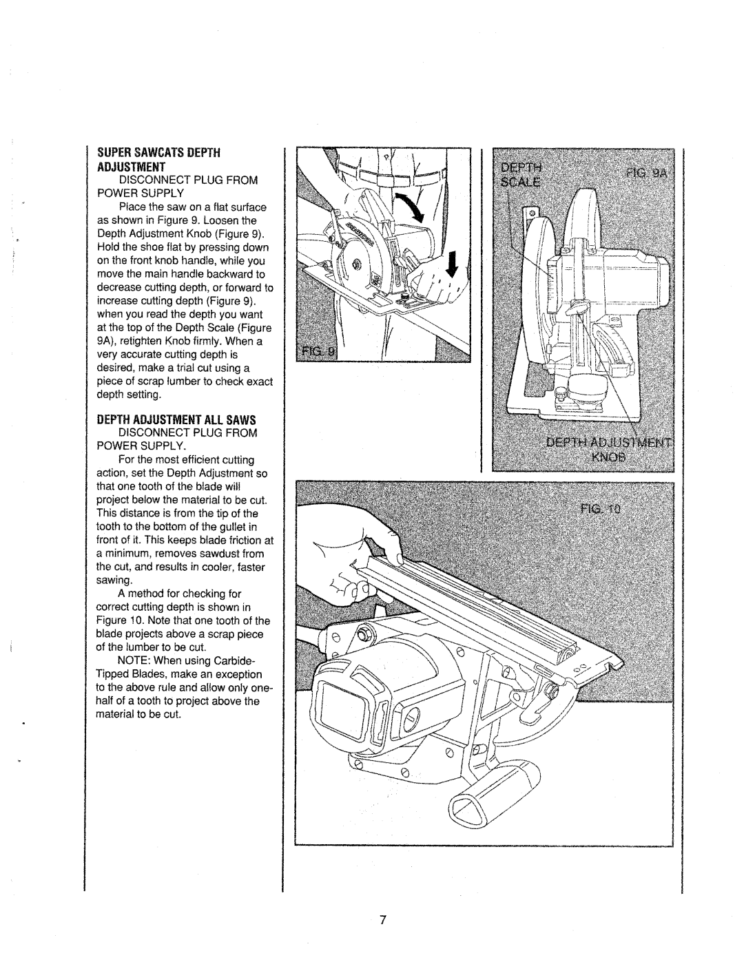 Black & Decker Circular Saws manual 