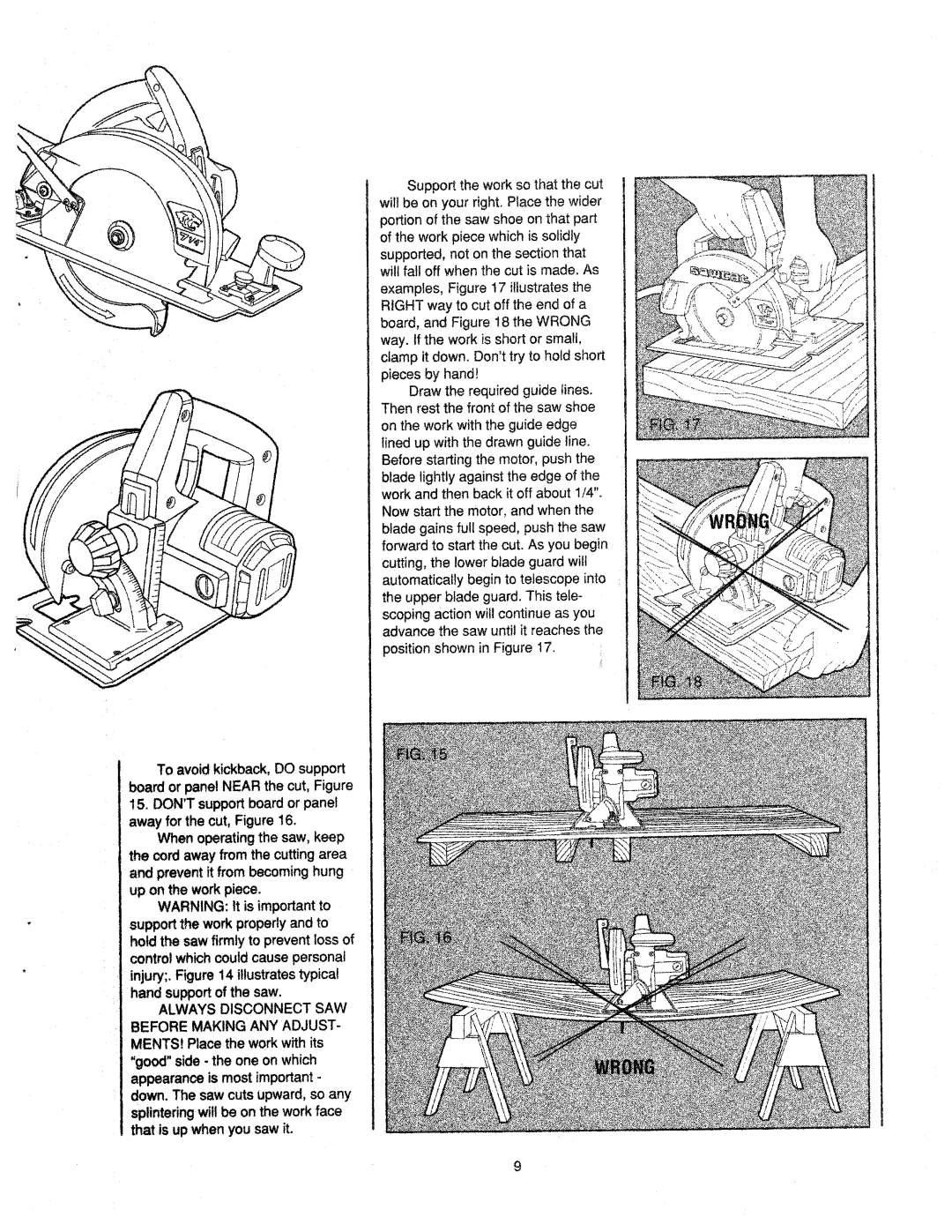 Black & Decker Circular Saws manual 