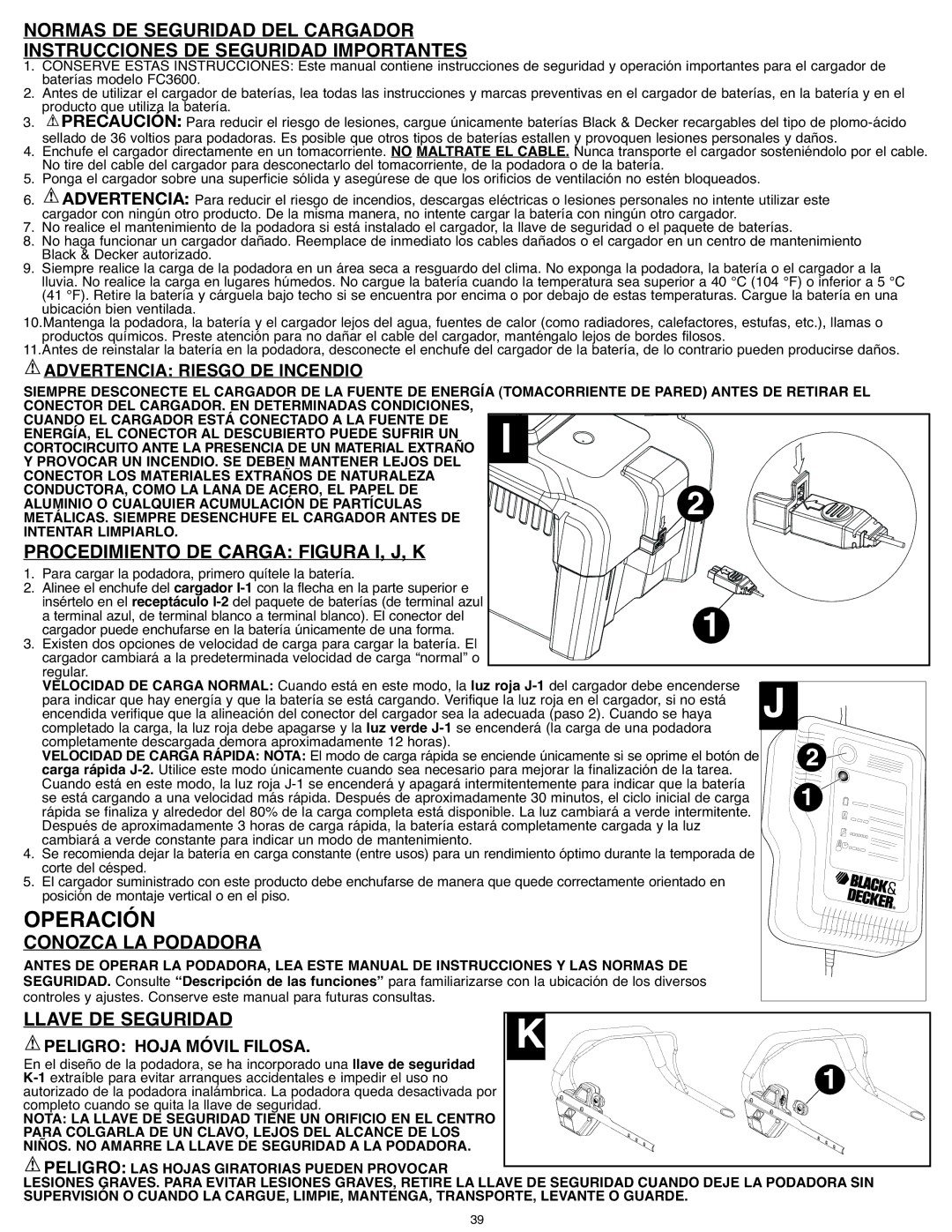 Black & Decker CM1936ZF2 instruction manual Operación 