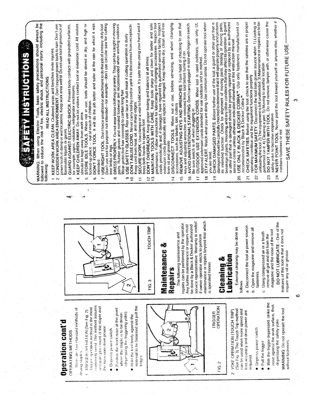 Black & Decker Cobra manual 