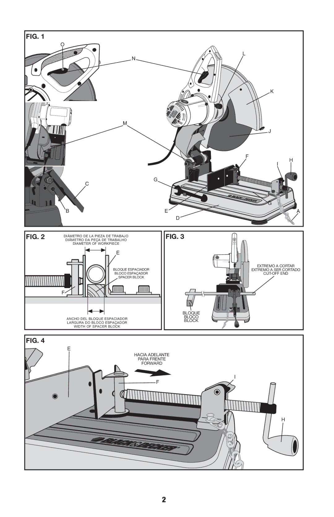 Black & Decker CS2000, ITM90545036 instruction manual Bloque Bloco Block 