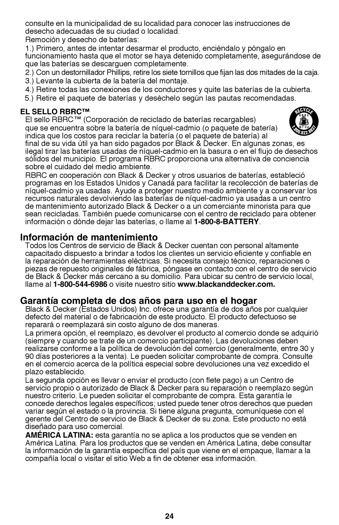 Black & Decker CWV9610R, CHV9610 instruction manual Levante la cubierta de la batería del montaje 