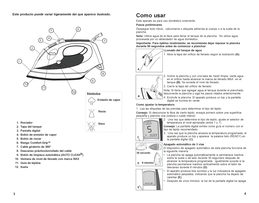 Black & Decker D1691KT manual Como usar, Símbolos 