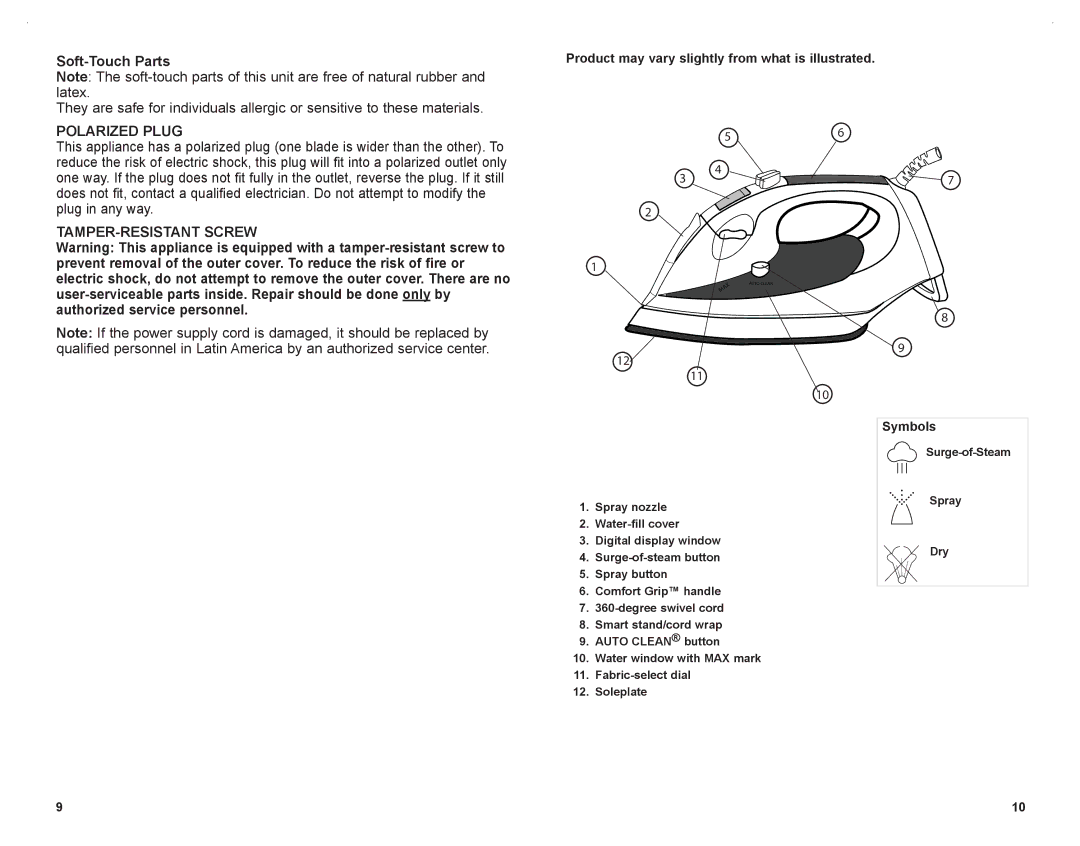 Black & Decker D1691KT manual Soft-Touch Parts, Product may vary slightly from what is illustrated, Symbols 