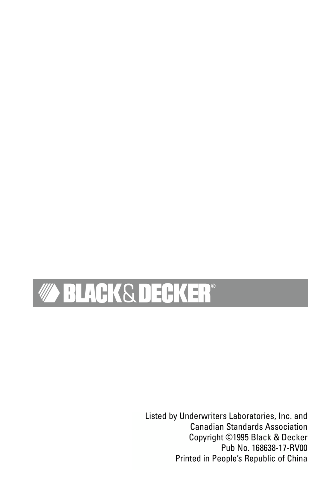 Black & Decker DCM20WH manual 