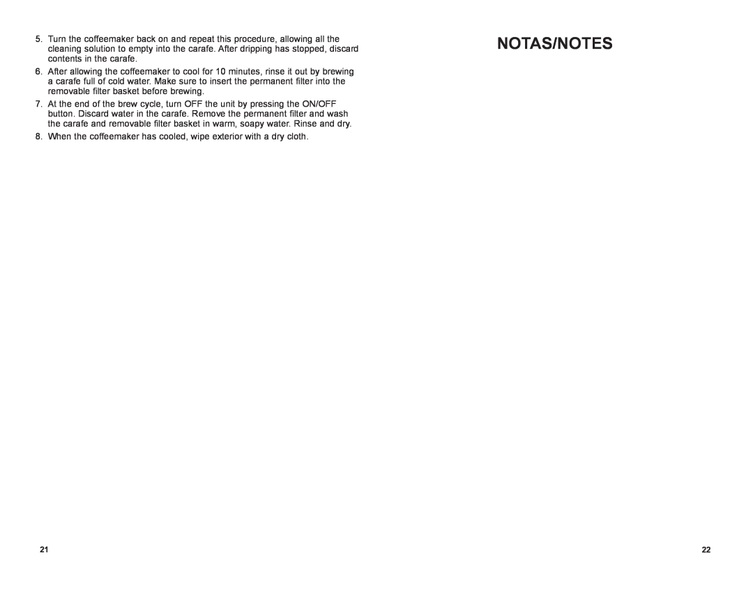 Black & Decker DCM901BKT manual Notas/Notes 